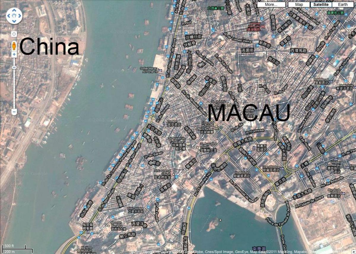 карта Сао мало Макао