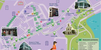 Бесплатан трансфер Макао карта аутобуских линија