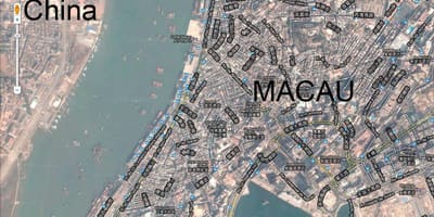 Карта Сао мало Макао